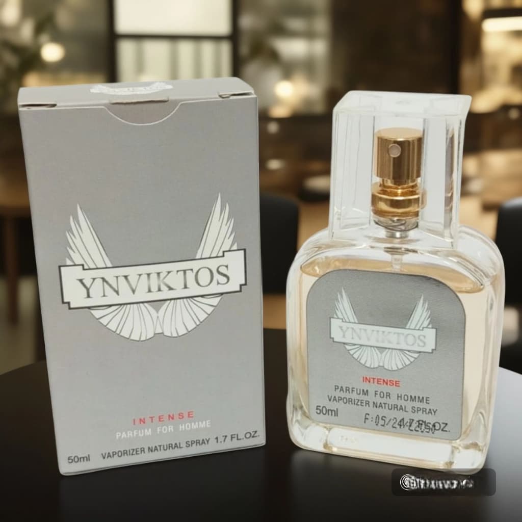 Perfume Masculino Importado Ynviktos 50ml Fragrância Eau De Parfum Intense Alta Fixação