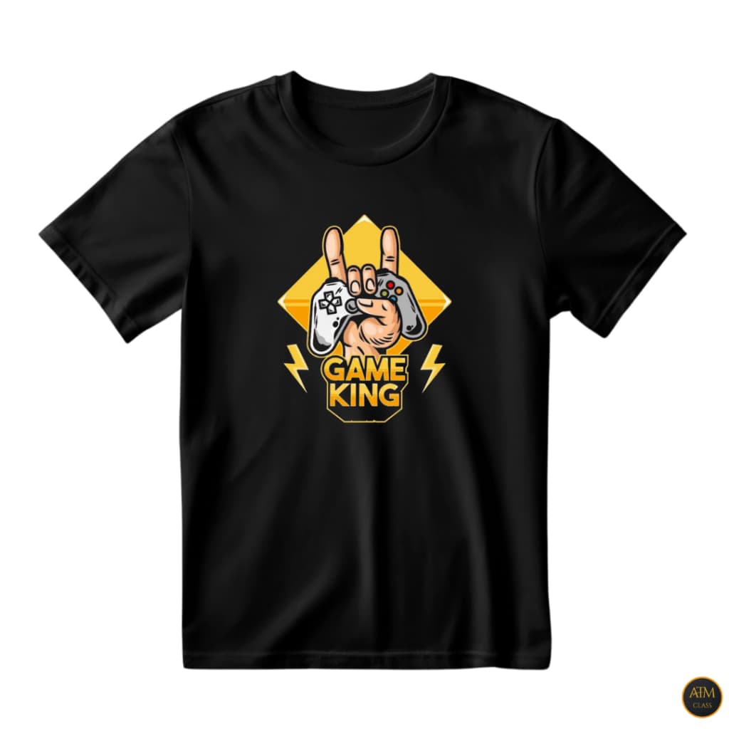 Camisa Unissex Video Game Controle Ps Xbox Game King Jogador Jogo 100% Algodão - Envio Imediato
