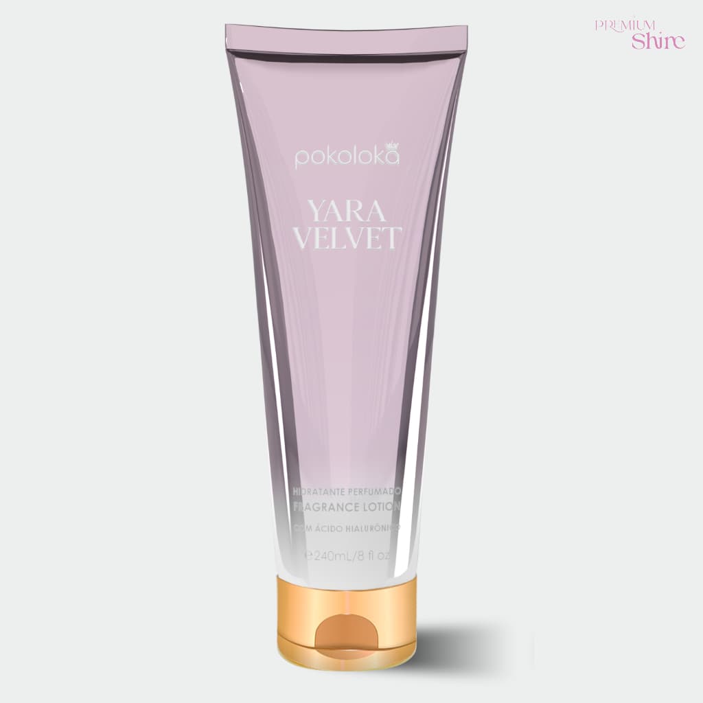 Hidratante Árabe Yara Velvet Pokoloka Creme Corporal Perfumado Hidratação Profunda Alta Fixação