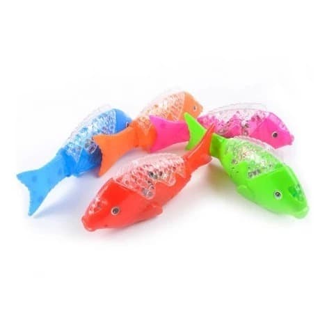 Brinquedo Menino Menina peixe elétrico crianças led iluminação música brinquedos educativos