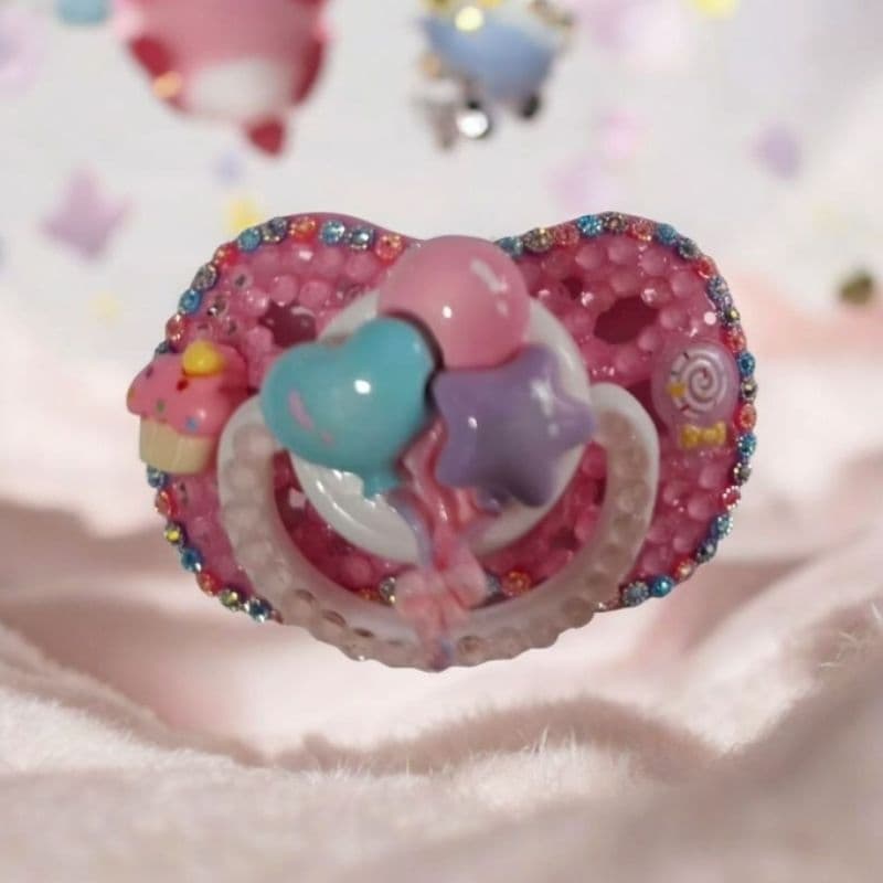 Chupeta Decorada para Bebês e Bebês Reborn
