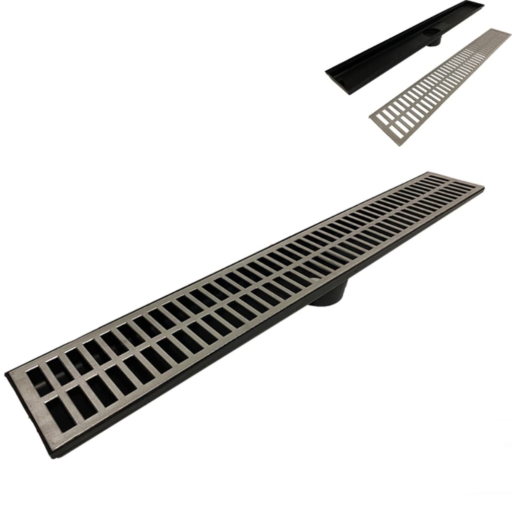 ralo linear 15x100 grelha + caixa coletora para piscina , área externa , quintal - MARAVILHOSO MUNDO DAS GRELHAS