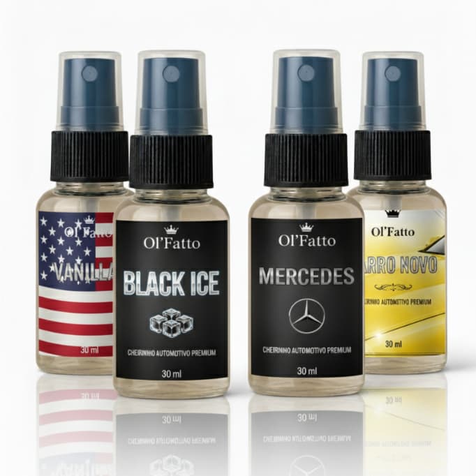 Kit Cheirinhos Automotivo Para Carro