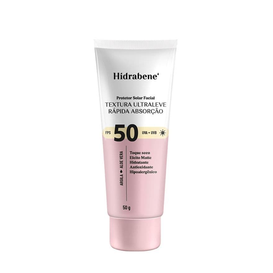 Hidrabene Protetor Solar Facial FPS 50 50g