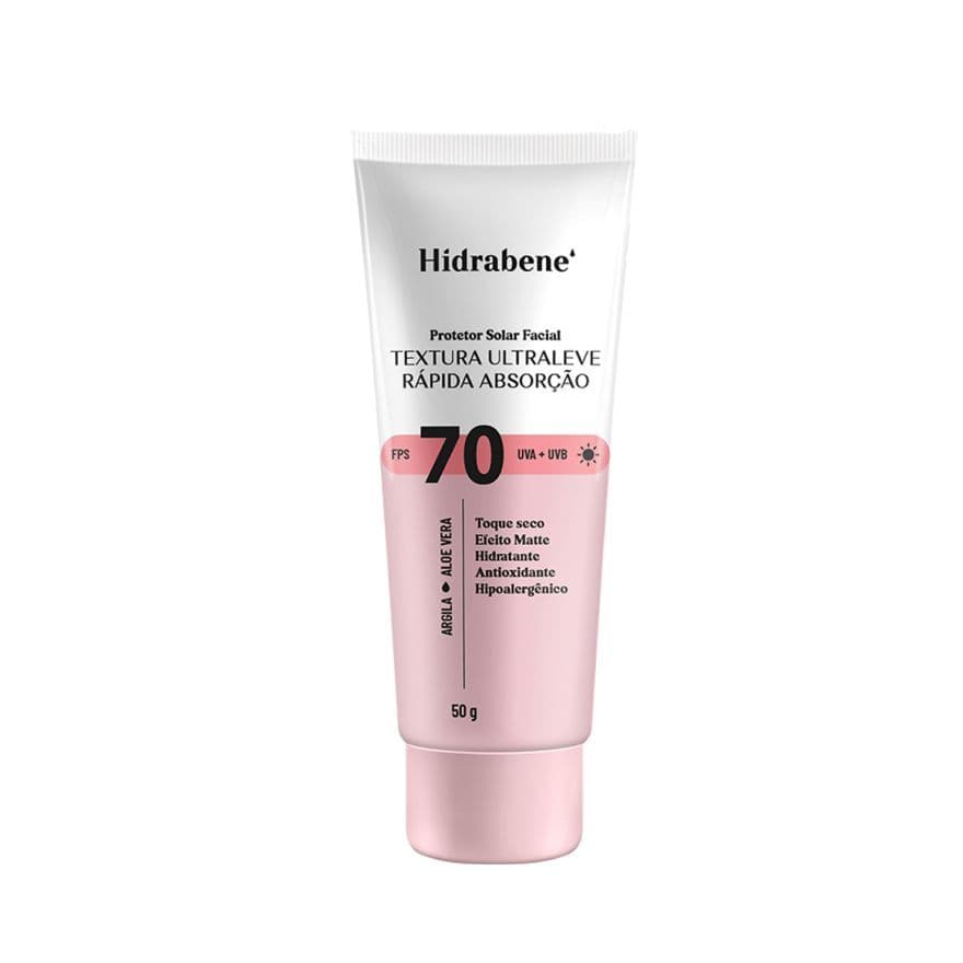 Hidrabene Protetor Solar Facial FPS 70 50g