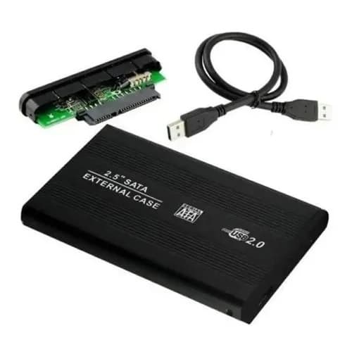 Case Para Hd Externo 2.5''  Sata Notebook USB 2.0 SSD Hd de Notebook Armazena Dados