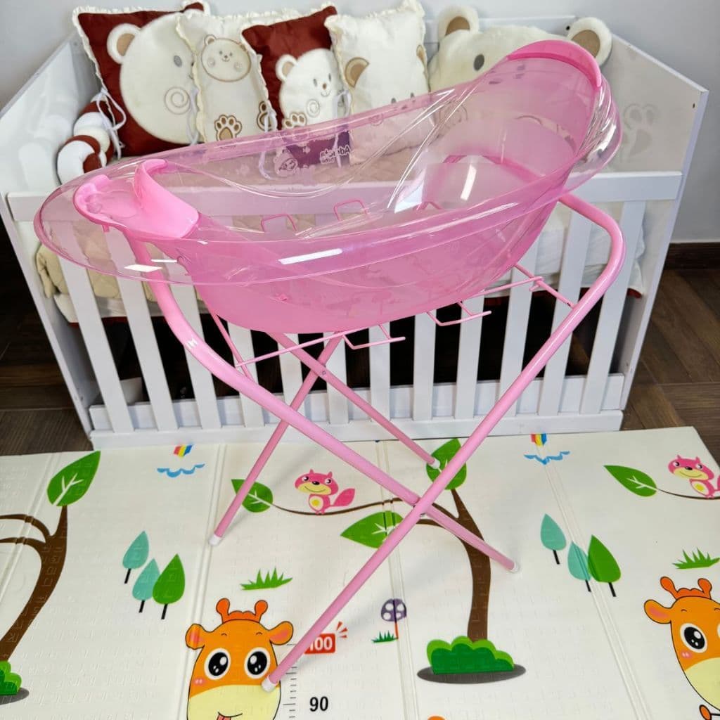 Conjunto Banheira 22 Litros + Suporte para Bebê | Praticidade e Conforto no Banho