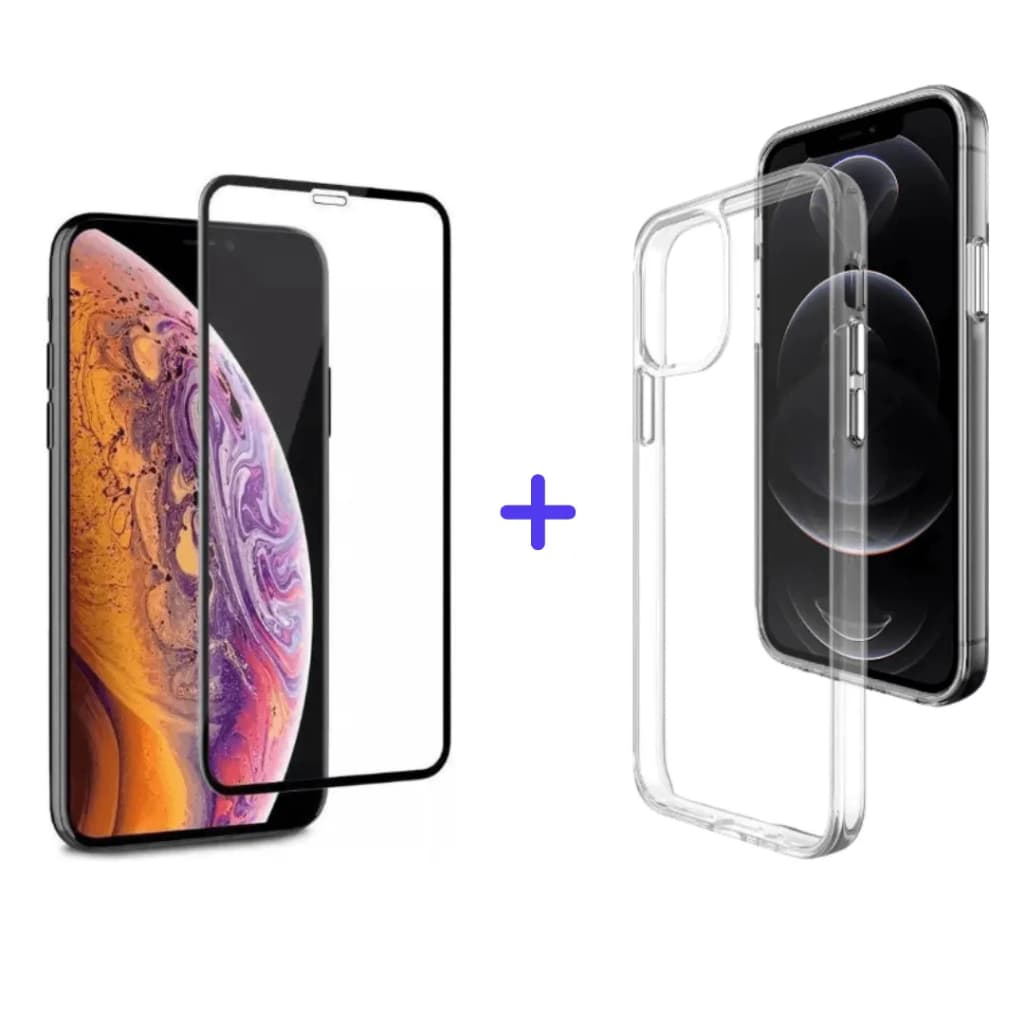 Kit Capinha e Pelicula Compatível com iPhone 15 15 PRO e PRO MAX Película 3D