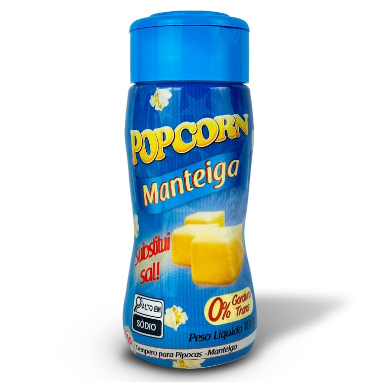 Tempero para Pipoca | Sabor Manteiga 100g - Popcorn