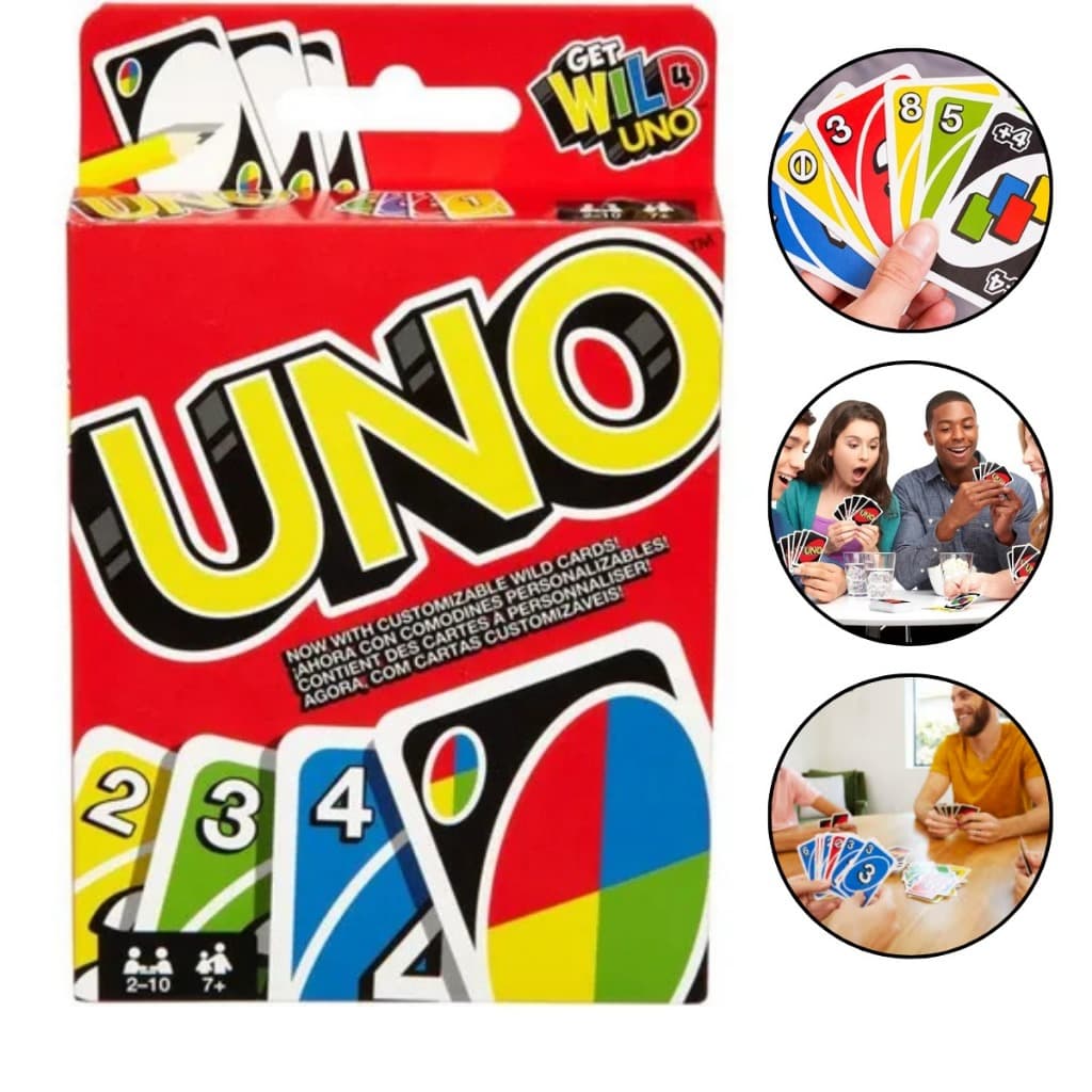 Jogo De Cartas Para Se Em Divertir Com Os Amigos e a Família Uno