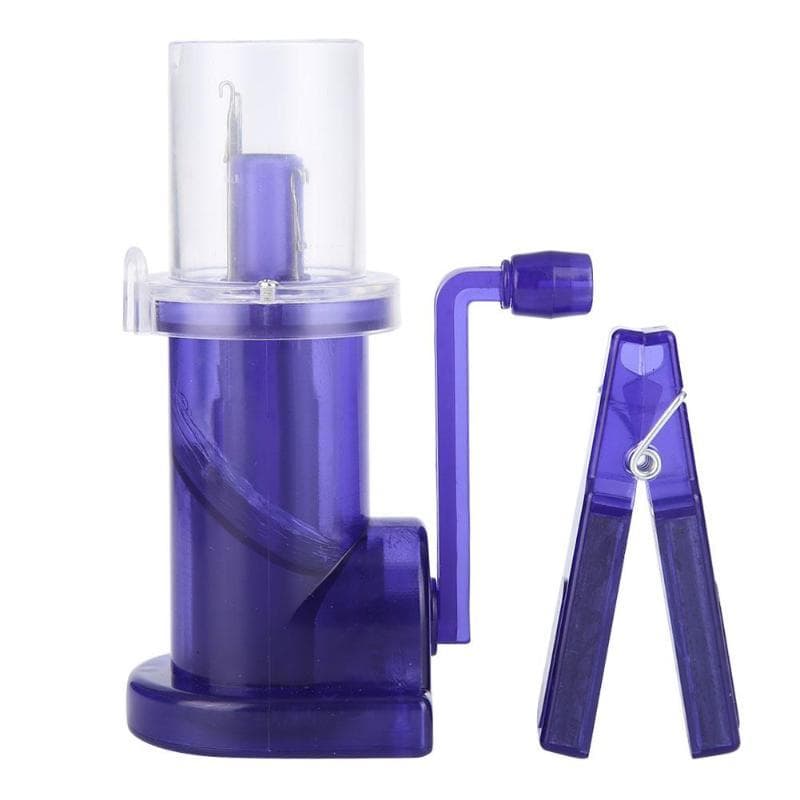 Maquina Manual Tricotin Para Fazer Cordões De Lã Linha Barbante Artesanato Crochê Diy Portátil