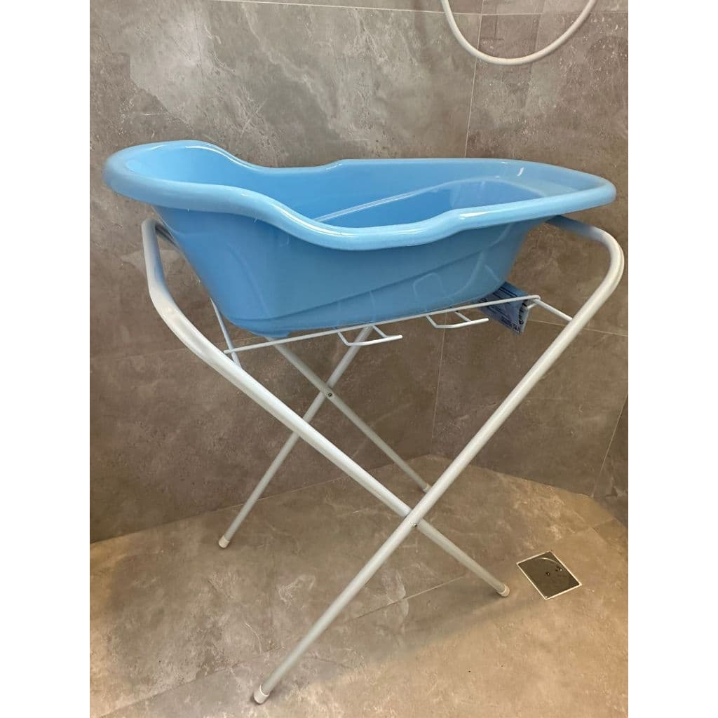 Banheira Anatômica 20L + Suporte Antiderrapante Portátil Dobrável