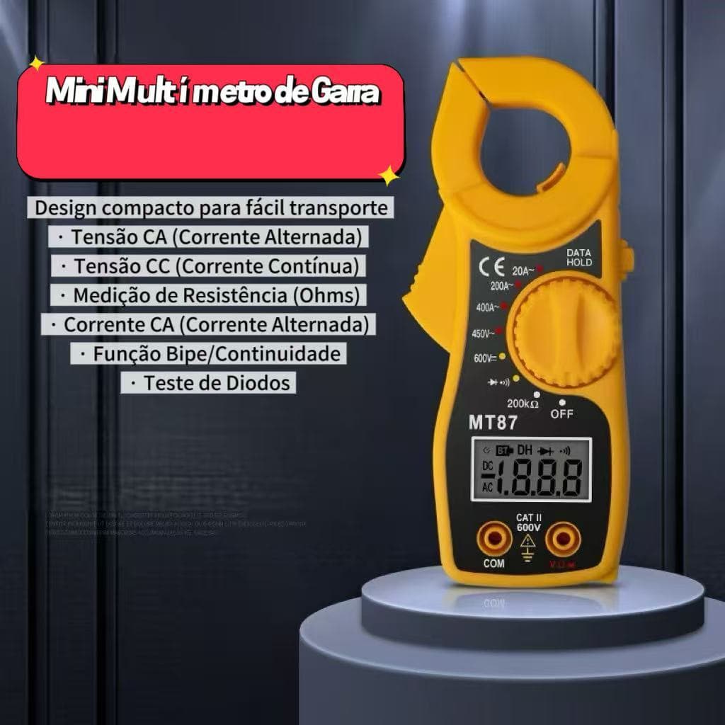 ALICATE AMPERIMETRO DIGITAL BOM-6006