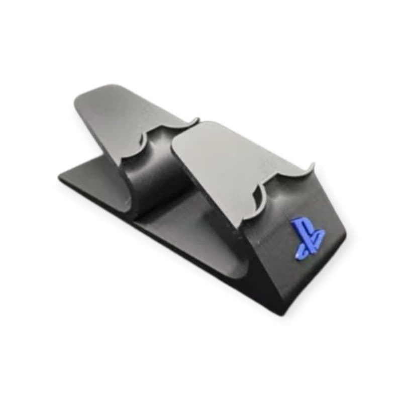 Suporte para Controle PS3 DUPLO Com logo Excelente acabamento para Videogame PS Impresso 3D