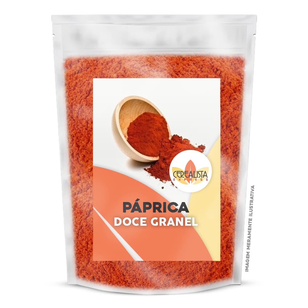 Tempero Páprica Doce em Pó Pura Condimento Culinário Tempero Natural