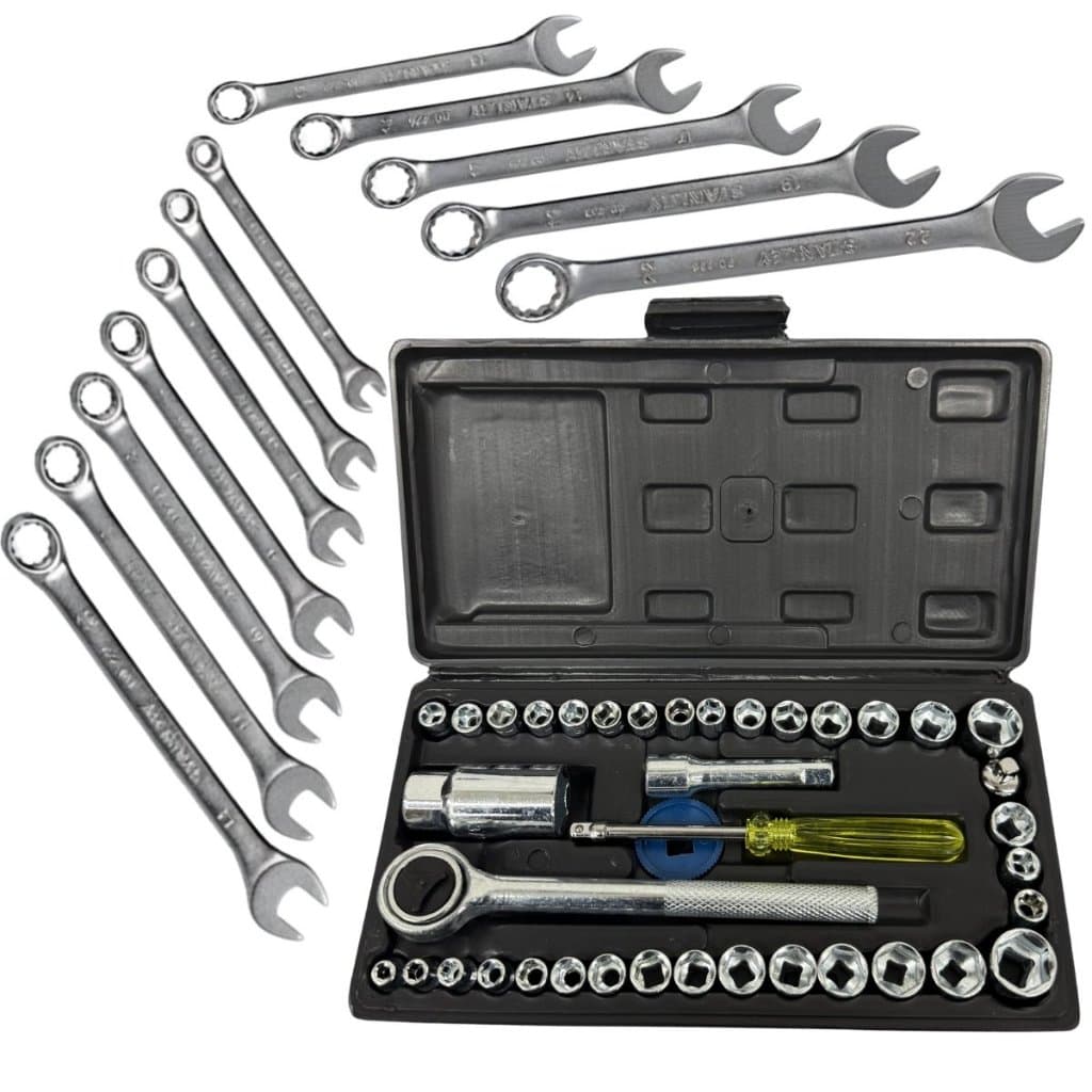 Kit Ferramentas Chave Combinada Jogo Soquete Catraca Pito