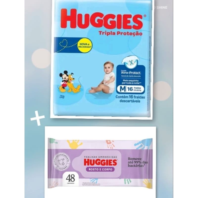 Kit Chá de fralda Huggies