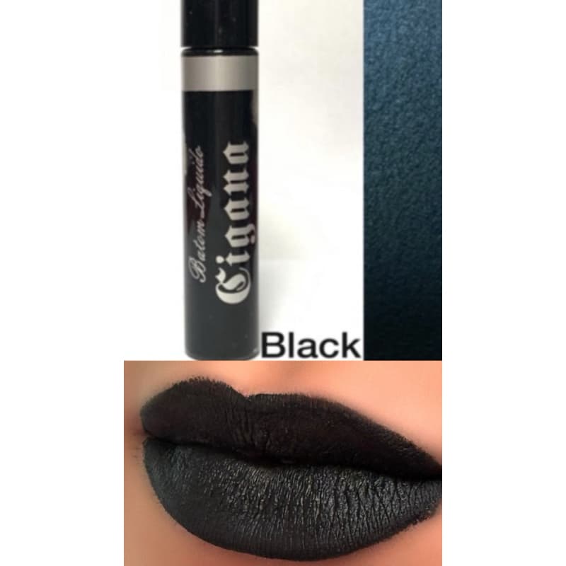 BATOM LÍQUIDO PRETO MATTE, BATOM HALLOWEN