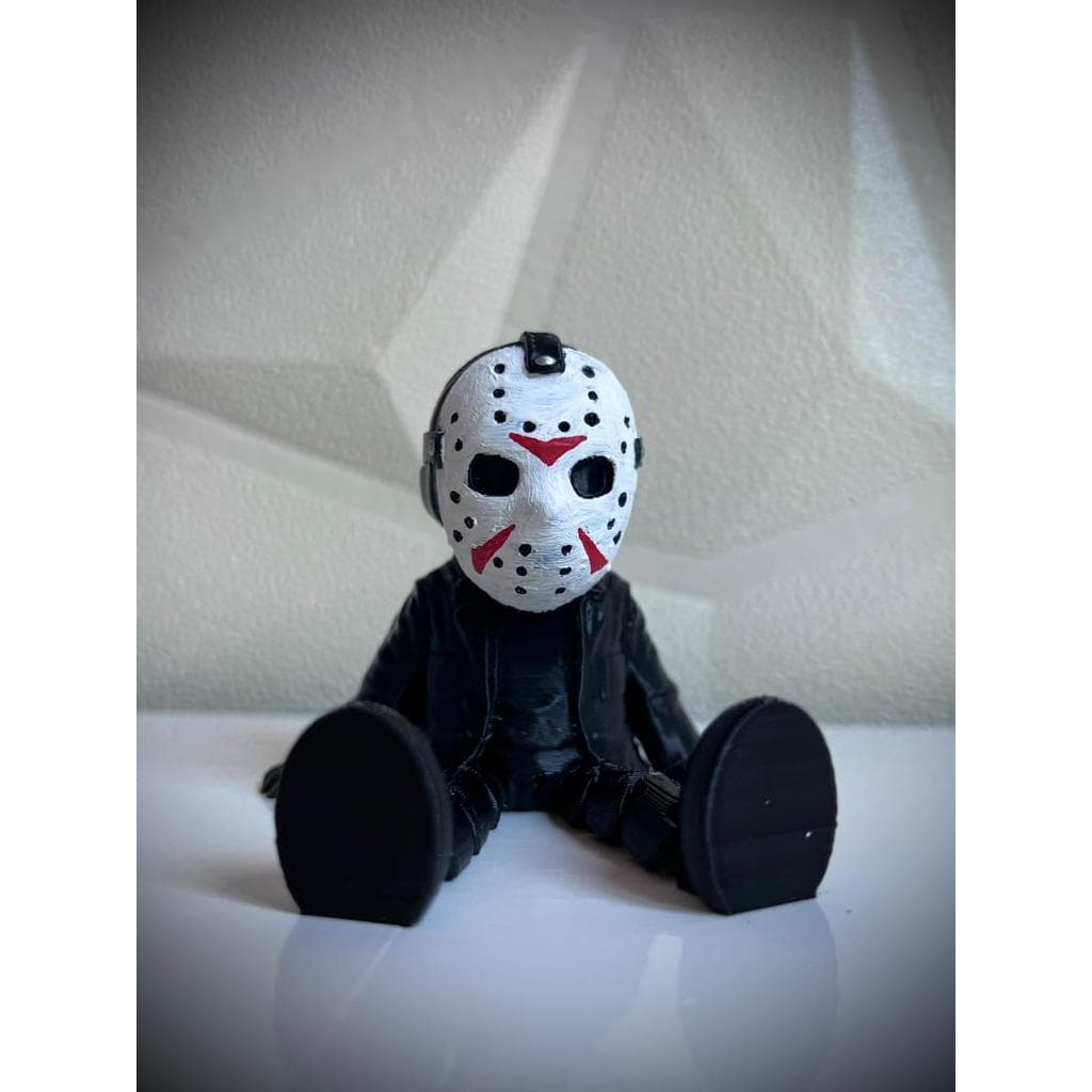 Boneco Jason Articulado Decorativo – Terror Halloween Setup Gamer