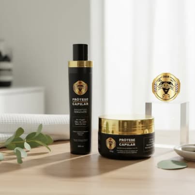 Kit Shampo + Máscara Hidratante para Prótese Capilar Super Barba BH