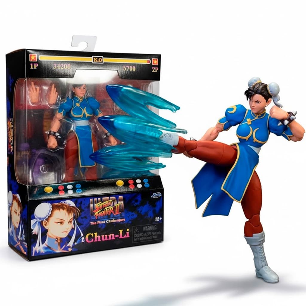 BONECO ARTICULADO CHUN LI STREET FIGHTER 6" JADA TOYS
