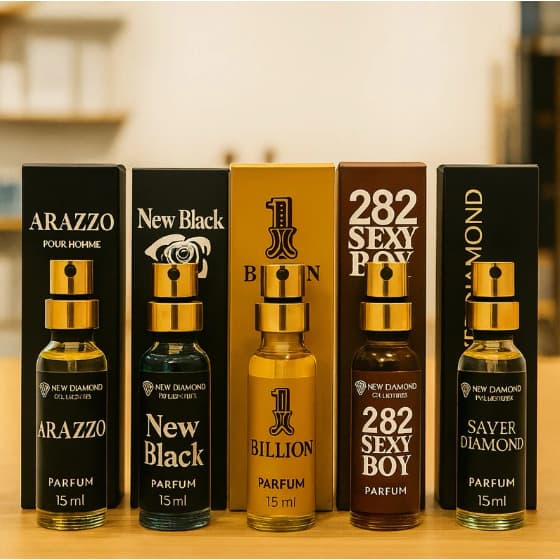 Perfume Masculino e feminino  15ml Alta fixação e alta concentração de essência Fragrância importada