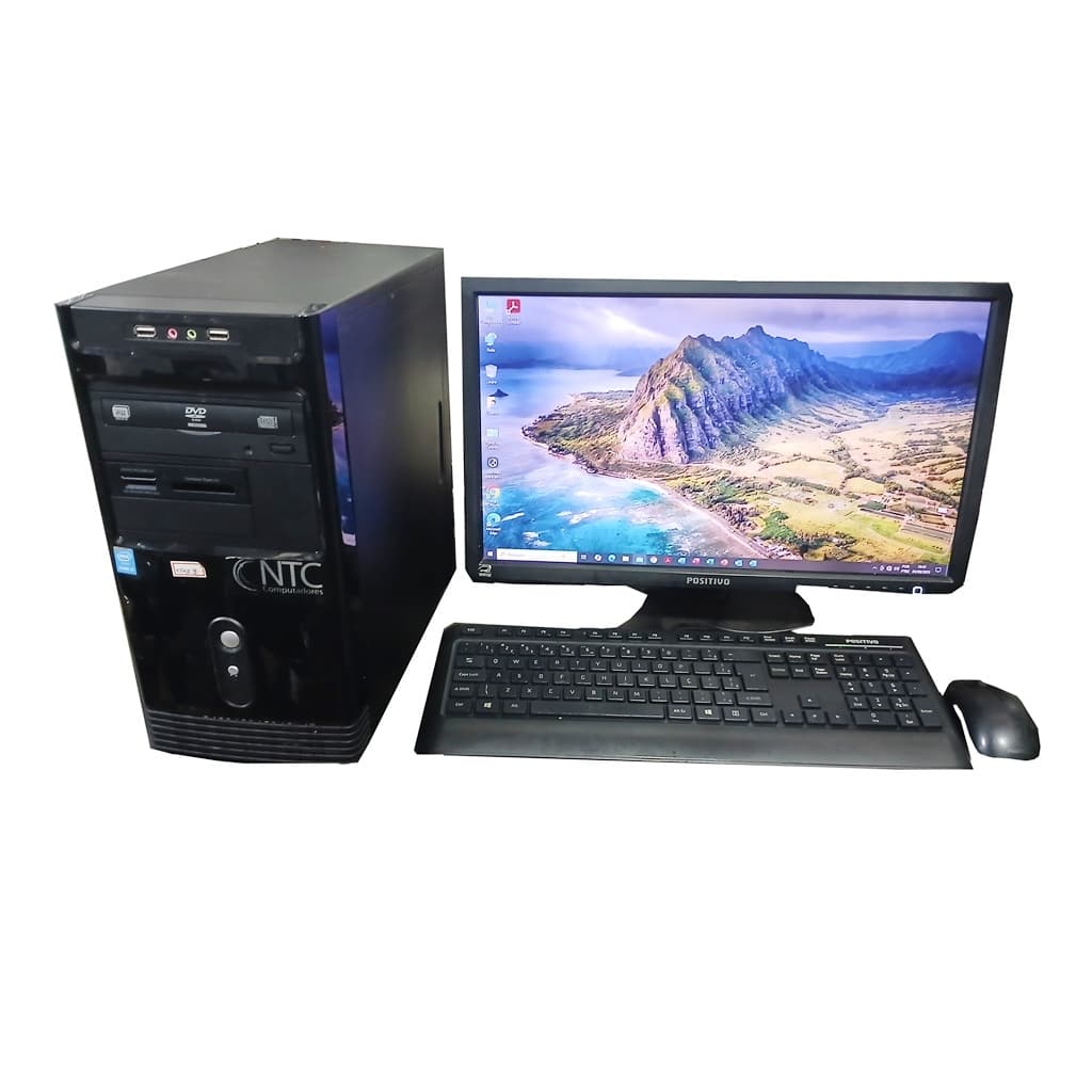 COMPUTADOR DESKTOP NTC PROCESSADOR I3 NUMERO DE SÉRIE 4052ASNTC1461 E MONITOR 20 POLEGADAS POSITIVO