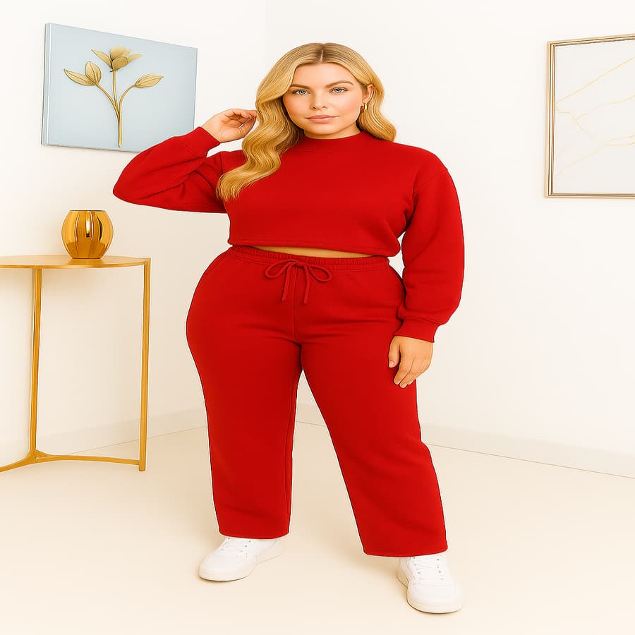 Conjunto Vitória – Estilo  Confeccionado em moletom leve, macio ao toque e com ótimo caimento, tamanhos P/M/G/GG