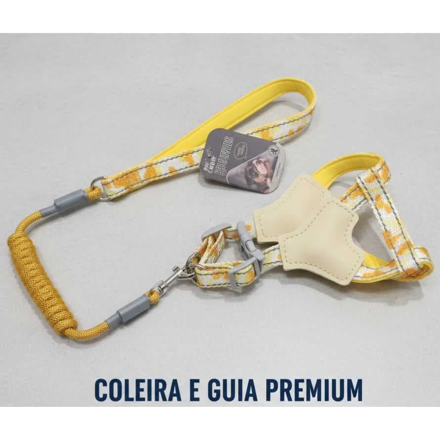 🐾 Coleira e Guia Premium para Cães – Conforto, Segurança e Estilo!