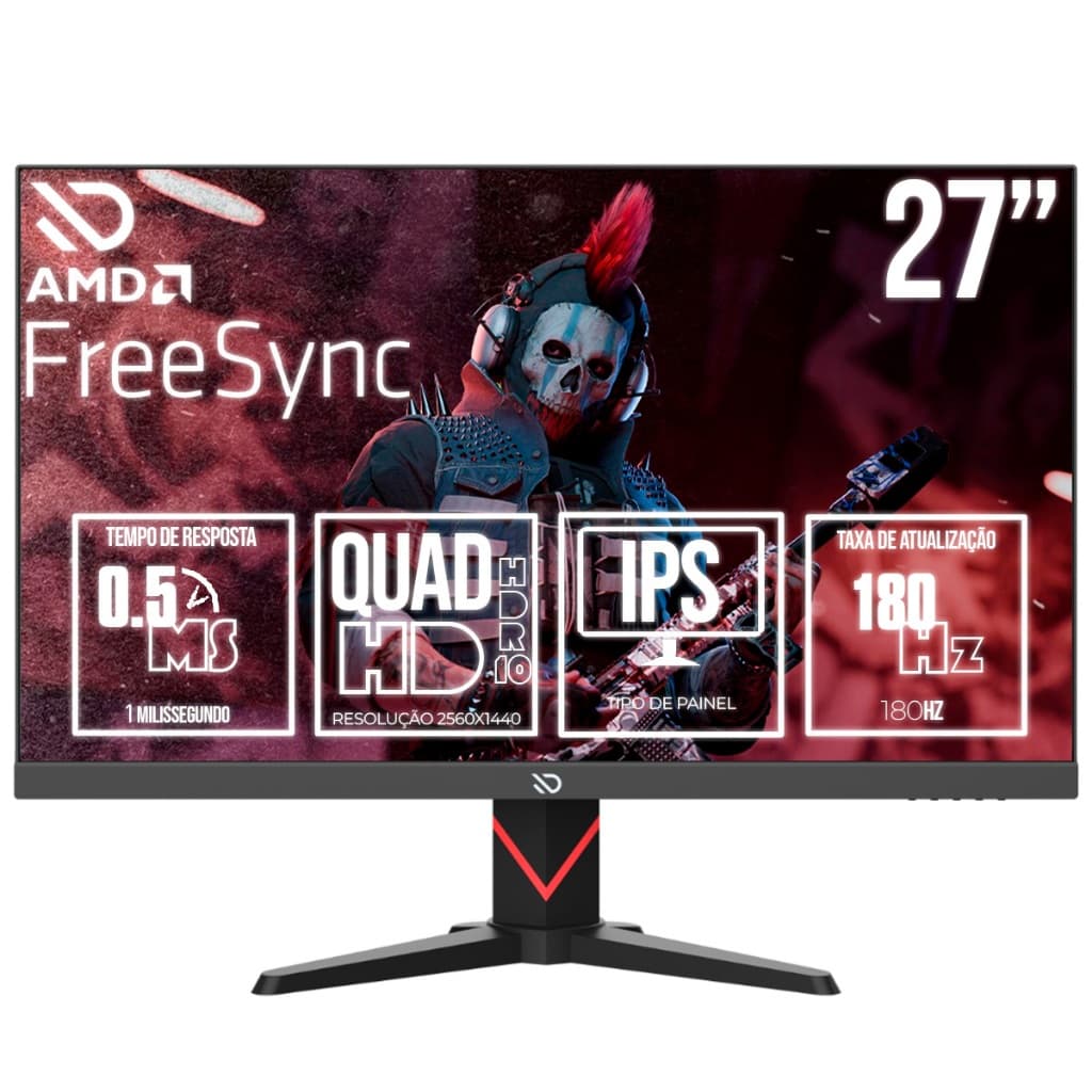 Monitor Gamer 27" 180Hz HDR10 0.5ms Rgb Freesync QHD Duex Pro (DXMOPRO270)