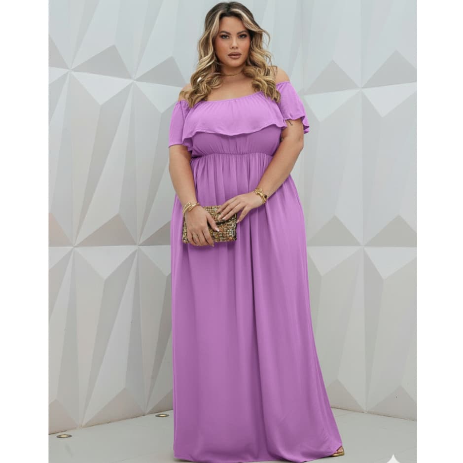Vestidos Plus Size Feminino Longo Festa Roupas Femininas Casual Social Vestido Gestante Soltinho