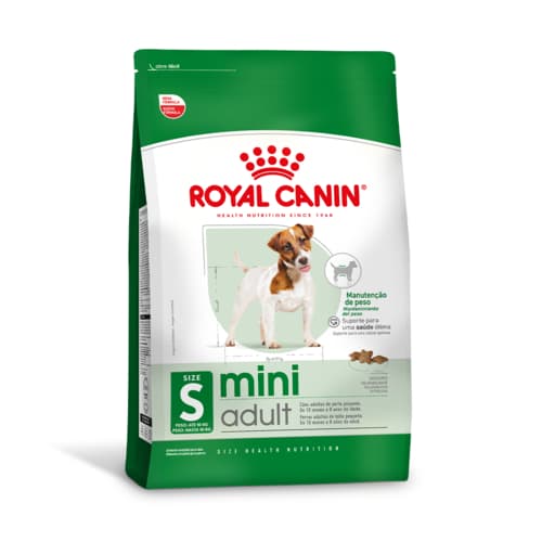 Ração Seca Royal Canin Mini Adult para Cães Adultos de Porte Pequeno - 7,5 Kg