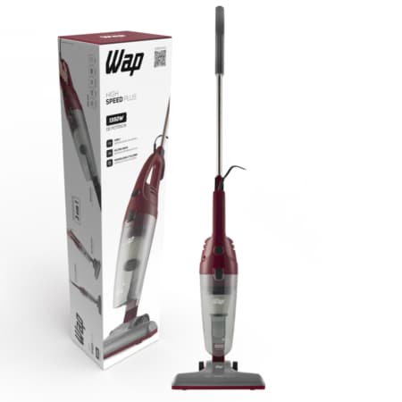 Aspirador Pó Vertical 1350W 3 em 1 HEPA WAP HIGH SPEED PLUS - Vermelho - 127v