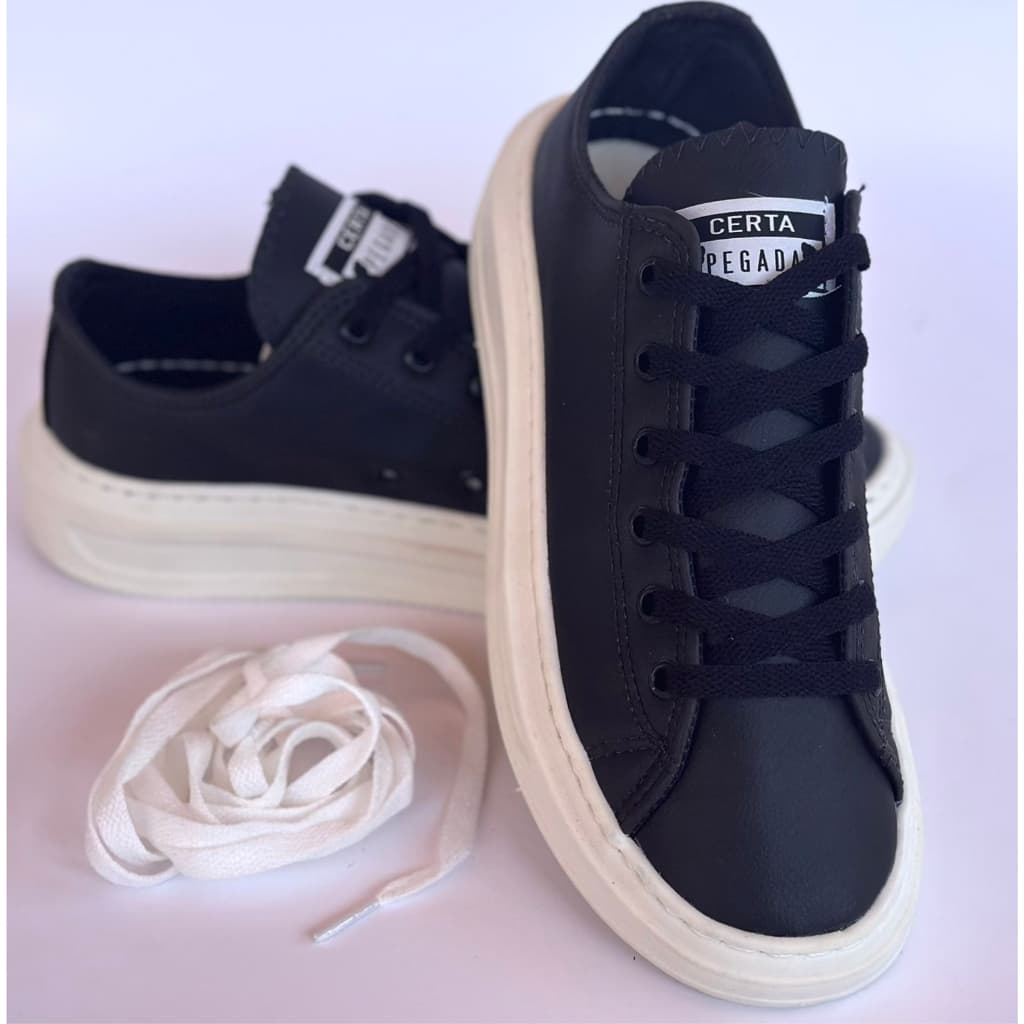 Tênis Feminino e Masculino Sola Costurada 2 Calçado Casual Pegada Certa Star Confortável