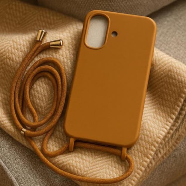 Capa com cordão veludo  suporte para Samsung P/ S24FE S23FE S21FE A55 A56