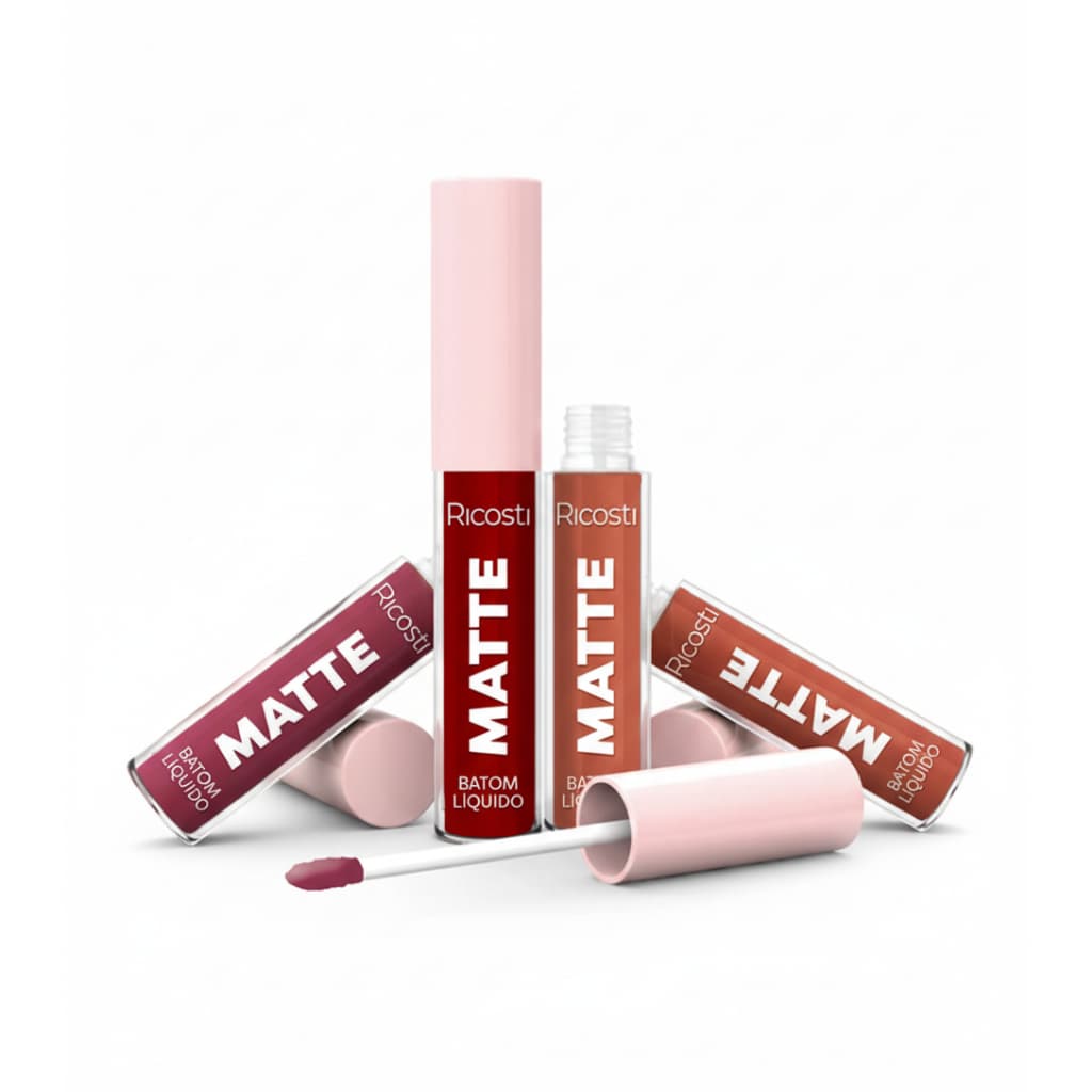 Batom Matte Líquido Vegano Ricosti