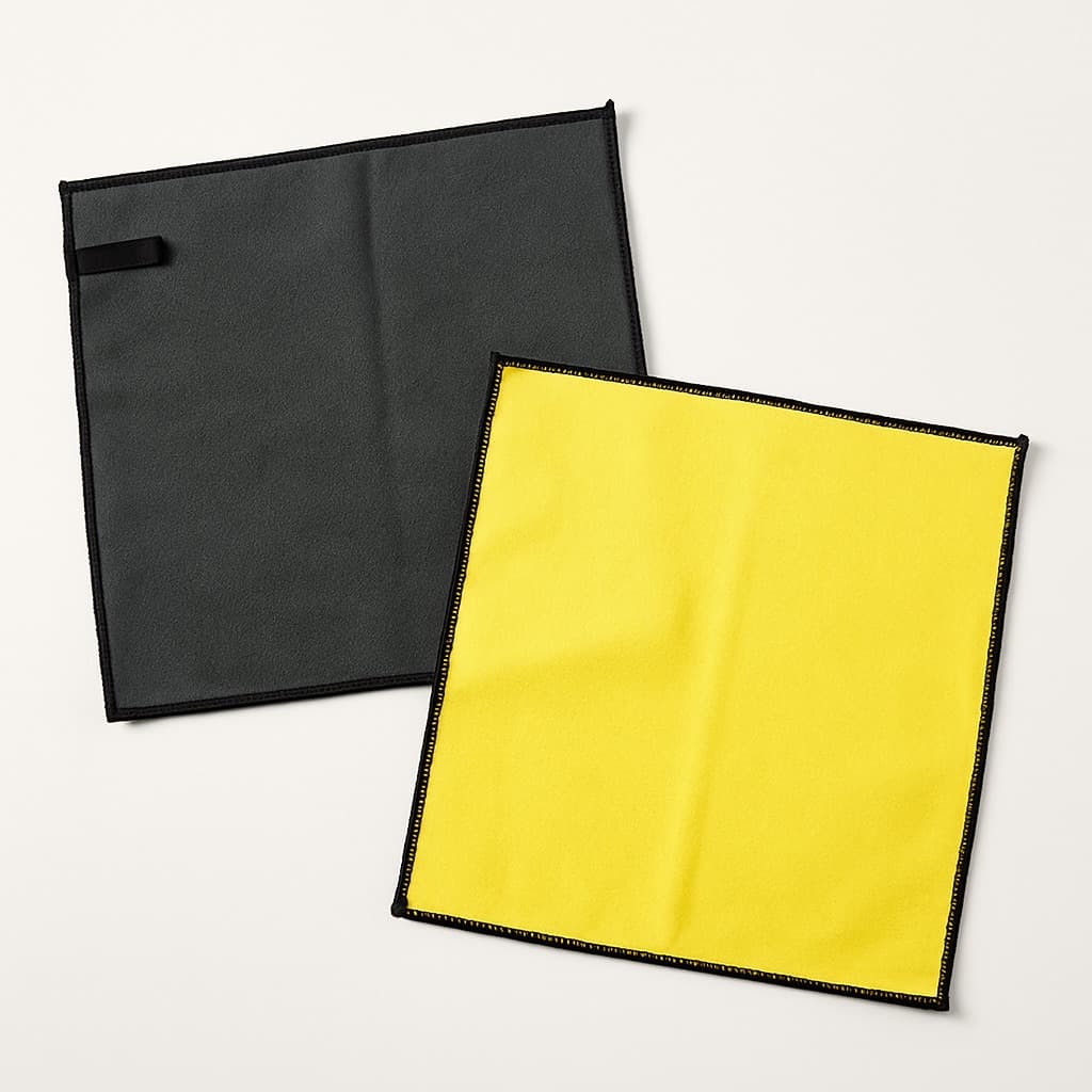 Kit 2 Panos De Limpeza Dupla Face Multiuso Microfibra Alta Absorção 29x29cm Limpa Superficies Carro
