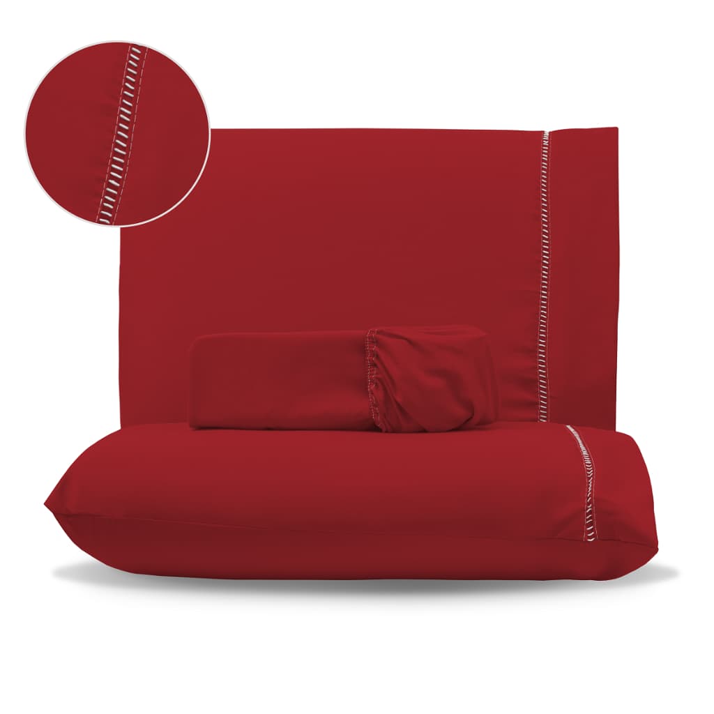 Kit Jogo de Lençol Solteiro Casal Queen King Berço 400 fios Cama Box toque Suave e Acetinado