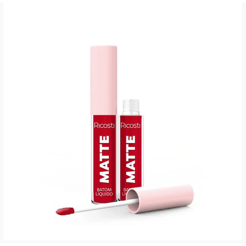 Batom Matte Líquido Vegano Ricosti Cor Jade
