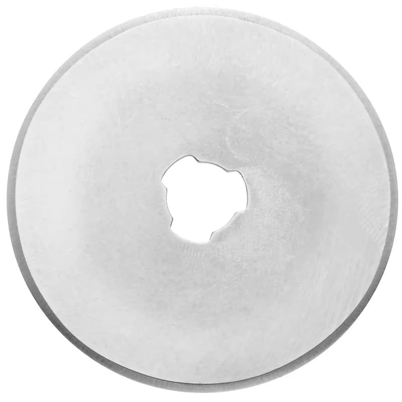 Lâmina Circular 60mm Para Cortador De Tecido Couro Papel EVA Patchwork Artesanato Precisão Aço Inox