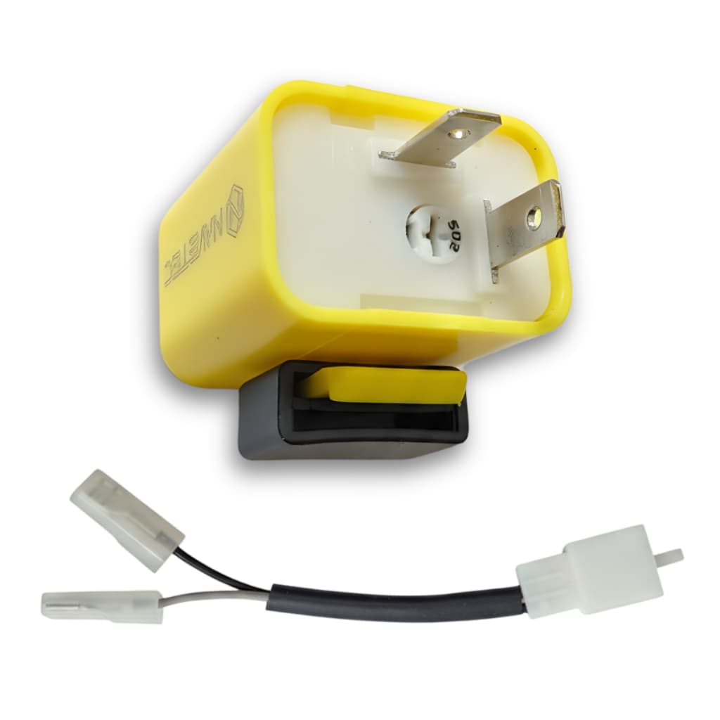 Rele 12v Pisca Setas Led Moto 2 Pinos Universal Todas Motos Com Chicote