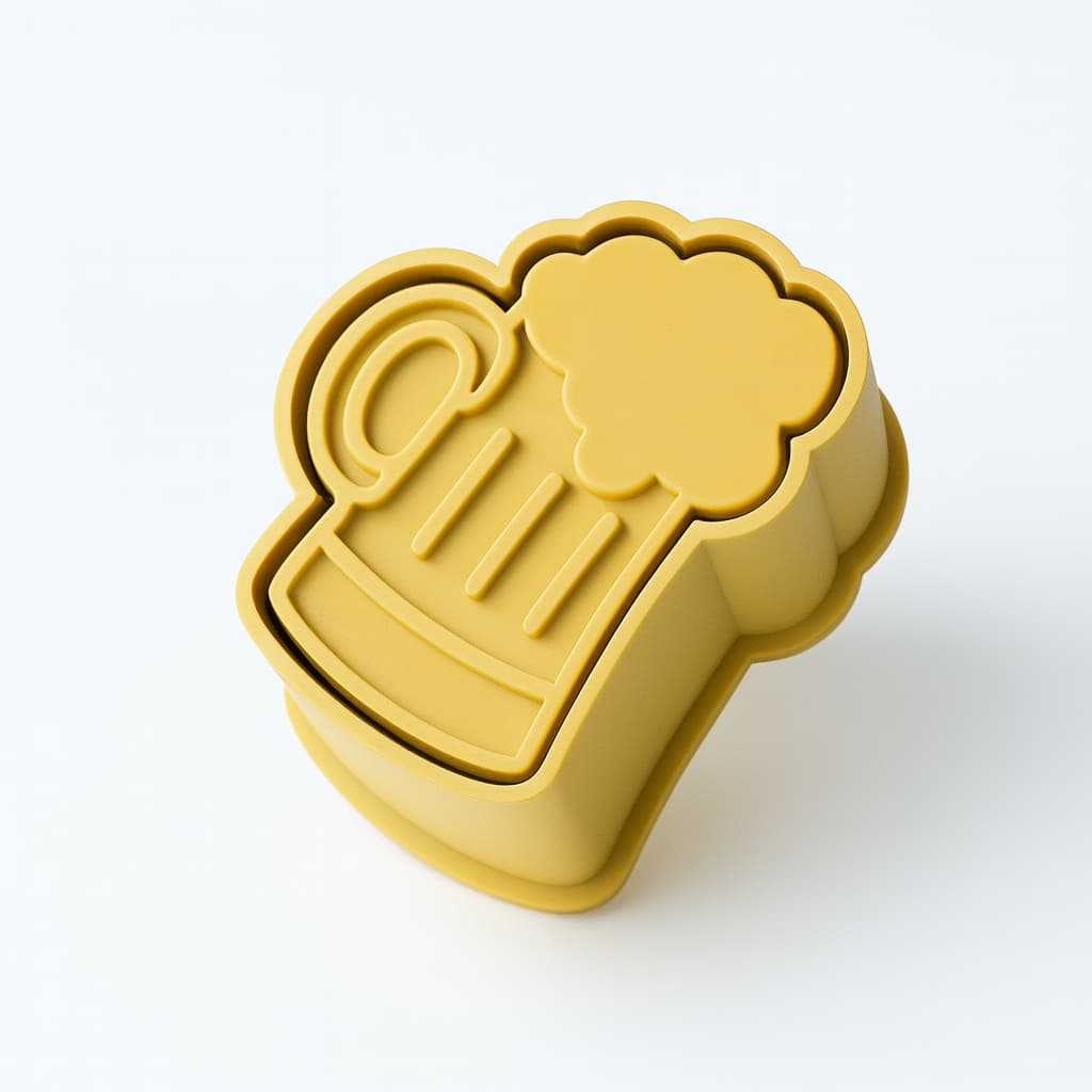 Ejetor Modelador Para Doces CHOPP COPO Brigadeiros Docinhos Massa Biscuit Biscoito Resistente Massinha Modelar Pasta Ame