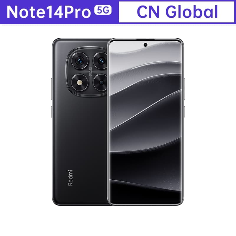 Versão China Continental.Xiaomi Redmi Note 14 Pro 5G 256/8GB Câmera 50MP, NFC: Não Processador Helio G100-Ultra