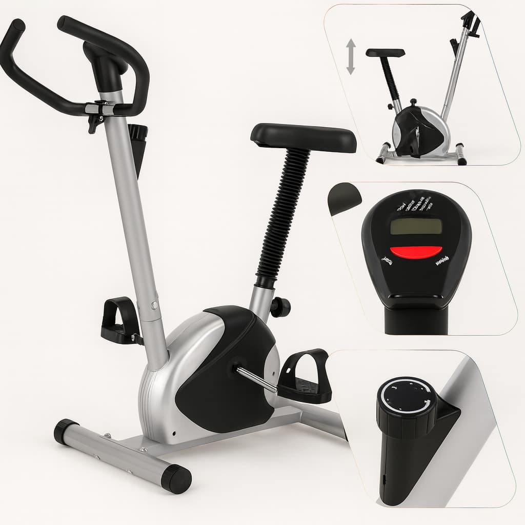 Bicicleta Ergométrica Vertical Dobrável Exercicios
