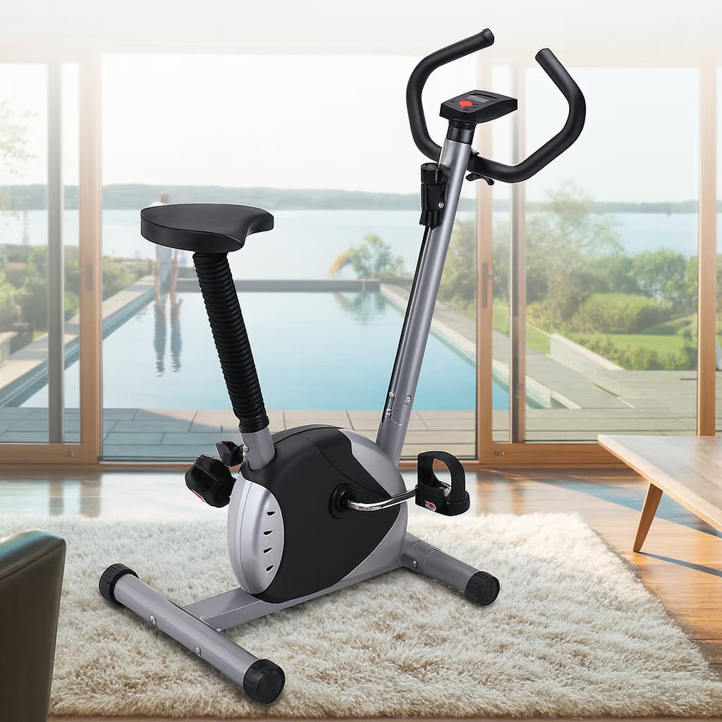 Bicicleta Ergométrica Vertical Dobrável Exercicio Para Perna