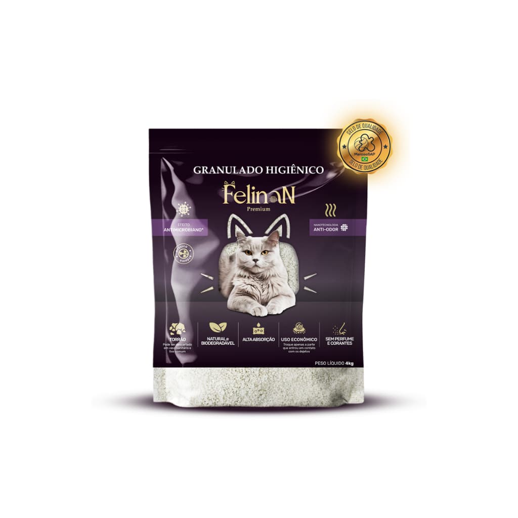 Areia Sanitária Felinan Premium 4kg