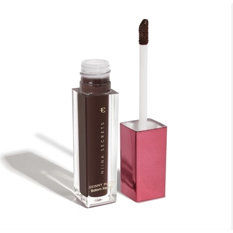 Batom Líquido Marrom Lírio Niina Secrets Skinny Matte 5ml Eudora