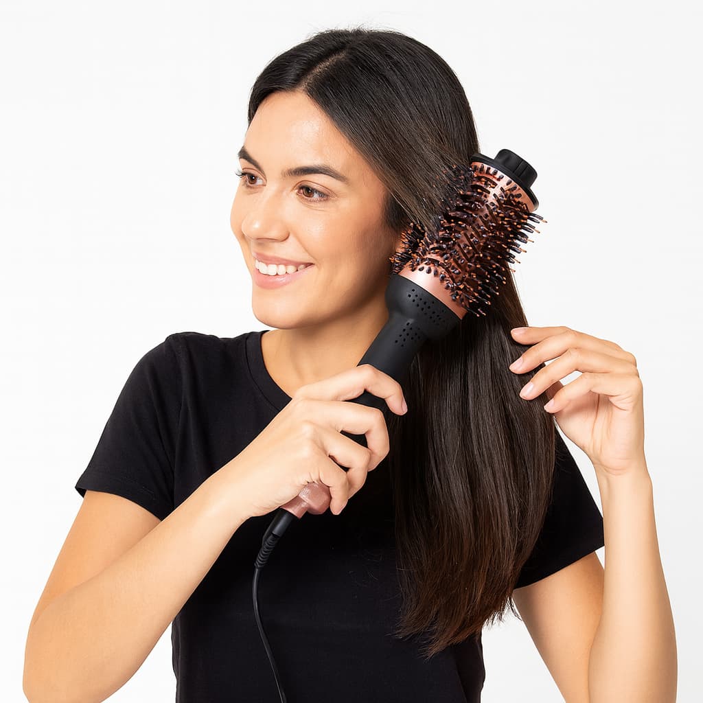 Escova Secadora Profissional 1300W  Seca Alisa e Modela com Facilidade