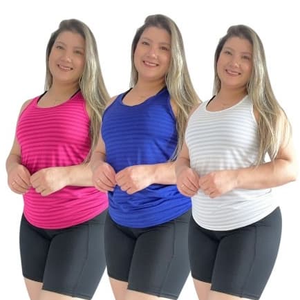 Regata Feminina Dry Fit Premium | Leve, Confortável e Secagem Rápida | Roupa de Academia e Treino Fitness