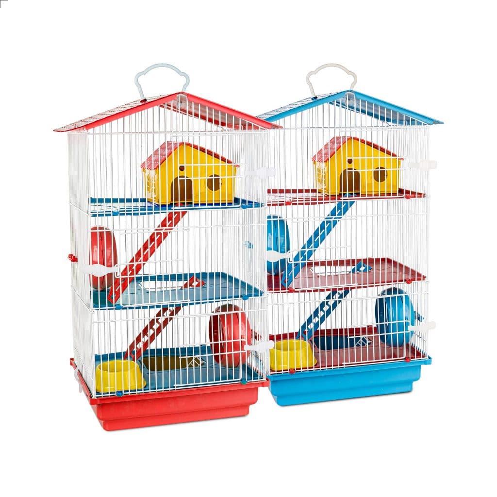 Gaiola Para Hamster Com Toca Brinquedos De Exercício Casinha Esconderijo Viveiro Roedores